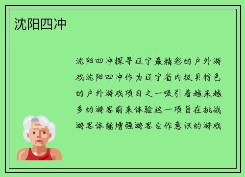 沈阳四冲
